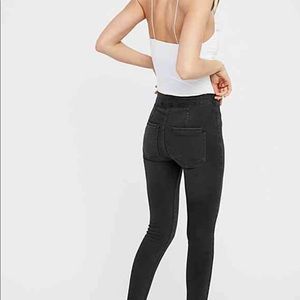 NWOT- Free people lace up DENIN legging size 26